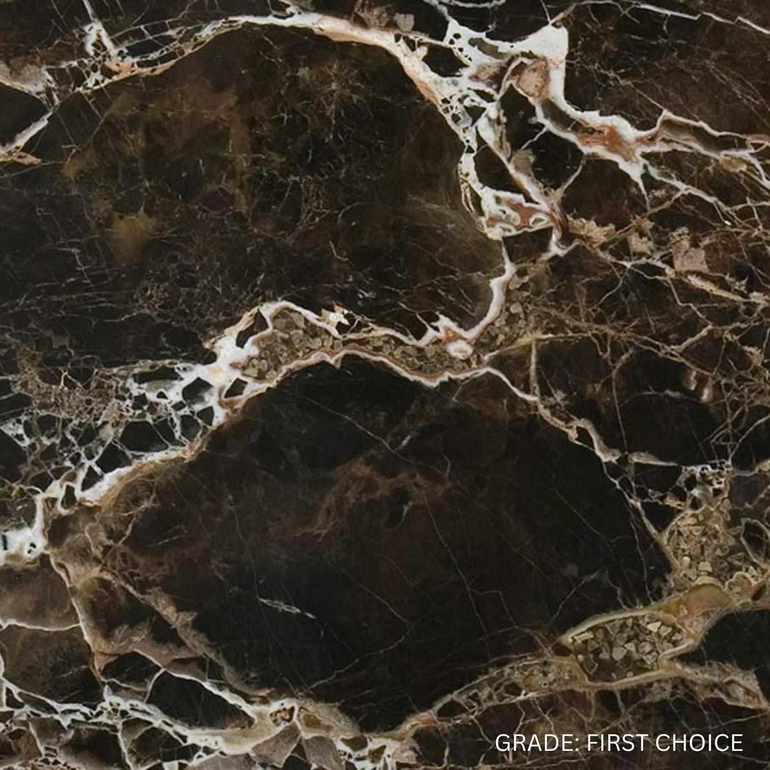 GOLD EMPERADOR - BROWN MARBLE GOLD VEINS - FIRST CHOICE - ECBH NATURAL STONES