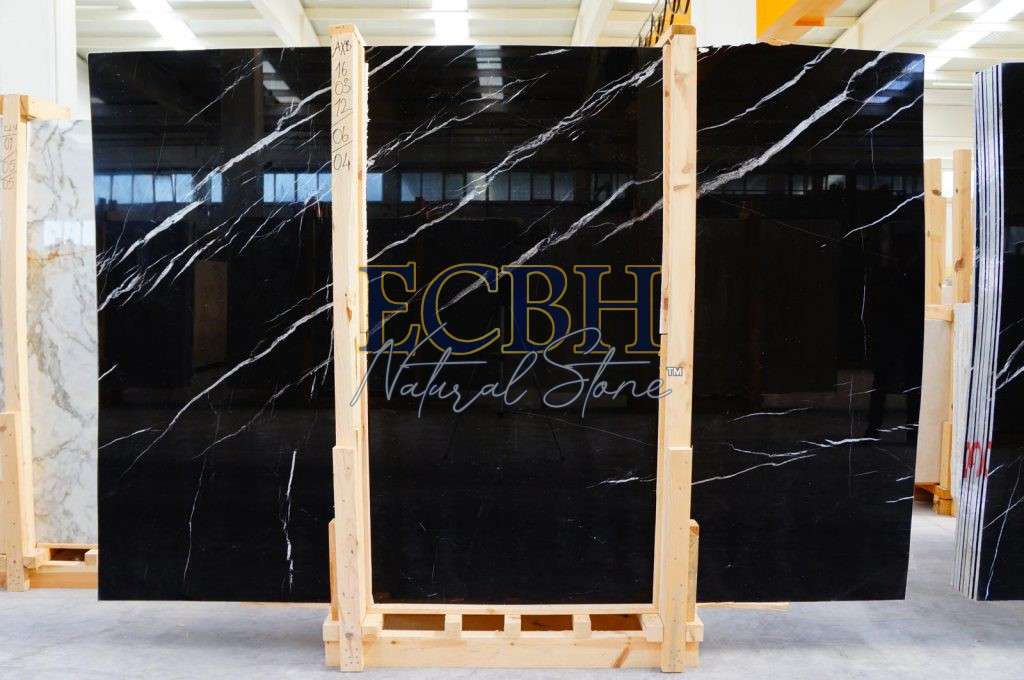 BLACK MARQUINA - BLACK MARBLE - SPANISH MARBLE - ECBH NATURAL STONES