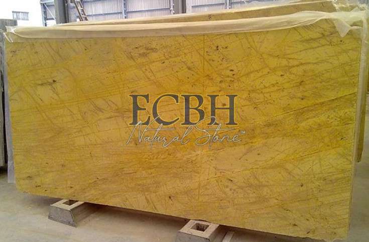 YELLOW TRIANE ALHAMBRA MARBLE - YELLOW MARBLE - SPANISH MARBLE -ECBH NATURAL STONES