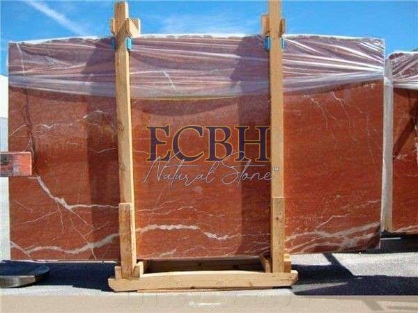 RED ALICANTE - RED MARBLE - SPANISH MARBLE SLABS STONE - ROJO ALICANTE - ECBH NATURAL STONES