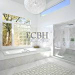 ECBH Natural Stone Bathroom White Marble