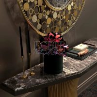 ECBH NATURAL STONES FURNITURE HOME SPANISH MARBLE ECBH NATURAL STONE TABLE BROWN MARBLES FOR ENTRANCE