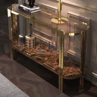 ECBH NATURAL STONES FURNITURE HOME SPANISH MARBLE ECBH NATURAL STONE TABLE BROWN MARBLES